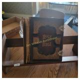 Vintage Holy Bible and Stand