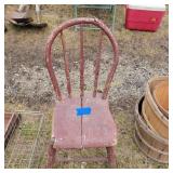 Vintage Rd Back Chair