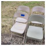 4 Metal Folding Chairs
