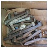 Large Lag Bolts, hooks, Screws, Scrapers, Utensils