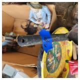 Coal Shovel, Apple Peeler, Vintage Toaster