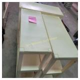 Three Plastic Shelves