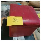 Vtg Storage Foot Stool