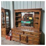 Dresser with Mirrored Shelf on Top