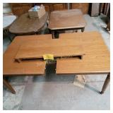 Vtg Oak w/Leaf 66x42x30x