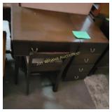 Knee Hole Desk and Chair