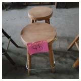2 Stools 24" high