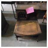 VTG Mahogany Step End Table  21x28x26