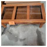 Glass Top Coffee Table 51x26x18