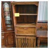 Book Case Writing  Desk  Combo