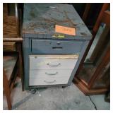 Metal on Wheels Cabinet