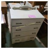 White Chest Drawers/ Mirror