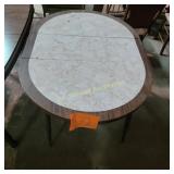 MCM  Oval Dining Table with Metal Tables Legs
