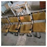 4 Vtg Industrial Style Howell Modern Metal Swivel