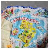 Vtg scarves Commemorating Korea, Alantic City,