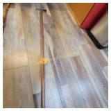 Vtg Unique Walking Stick  Hammer Top Pick