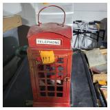 Telephone Booth Candle Holder