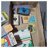 Vtg Bumper Stickers, State Stickers, Playing Cards