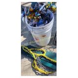 5 Gal Buckets, Pen Wheels, Swings