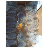 Vtg Waterford Drinking Stem Glasses, Serving Pc