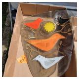 MCM Higgins Art Glass Tray