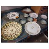 Vtg Plates, Bowl Set