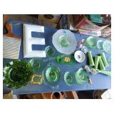 Green Glass, Moon and Star