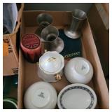 Lily Cup Holders, Vtg Plates