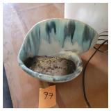 Vtg MCM Shell TV lamp