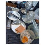 Pans, Glass, Coffee Pot