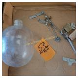 Vtg Glass Toilet Bowl Ball