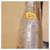 Champaign Milk Bottle
