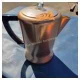 Heavy Weighted Alum  Coffee Pot