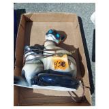 Vtg MCM Cat Lamp, not Tested, missing two eyes