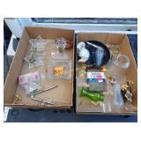 Vtg Glass Candle Holders, Shades