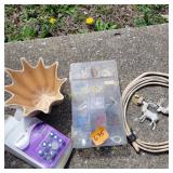 Vase, Organizer, Vtg Deere