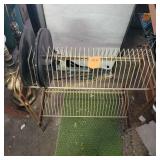 Vtg  Metal Record Rack