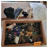 Vtg Buttons/Buckles