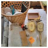 Vtg Mirror Set, Trinkets