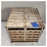 Vtg Metal Egg Carrier