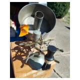 Metal Pan, Shaving Brush Holder