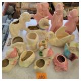 Vtg Character Planters