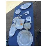 Hammered Alum Pieces