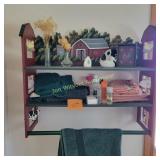 Farm Theme Shelf and Contents, Picture