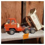 Vtg Press Steel  Structo Turbine Dump Truck