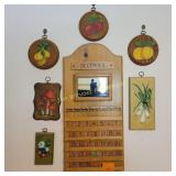 Wood Calendar, Wood Decor