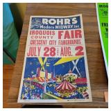 Iroquois County Fair Poster, Iroquois Valley