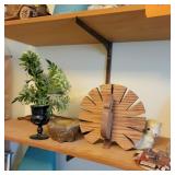 Figurines, Pictures, Wood Turkey