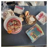Match Books, Shells, Buttons