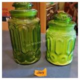 Vtg Moon and Star Canisters